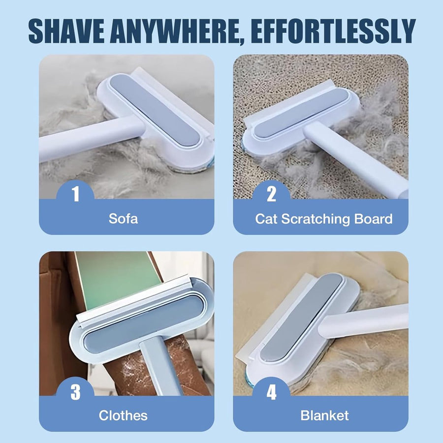 Pet Hair Remover 4 in 1 - 45x18cm - Reusable - Long handle