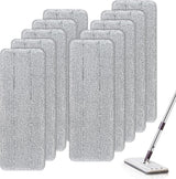 Mop Pad Refills - 10 Pieces - Mop Refill - Mops - Wet and Dry for Home Cleaning - Viscose Mop - Microfiber Mop Cloth - Scratch Anet - Washable Microfiber Mop Pads - Replacement Cloth - Flat Mop Pad - Floor Wiper