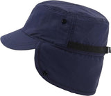 Beanie - Winter hat - Men's winter hat - Winter ear flap hat - with visor - with ear flaps - Ski hat - Cold weather - Trapper hat - Ear warmers Water-repellent outdoor hat - Winter - for outdoor sports, skiing, cycling, hiking, running - blue