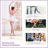 pairs - Silicone gel toe protectors - soft ball of the foot - metatarsal ballet pointe toe cap - with hole toe protection - toe protectors - insole - 2 pairs white + 2 pairs beige - 9.2*11 cm