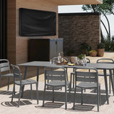 Outdoor TV case 50-52 inch - TV screen protector - waterproof and weatherproof outdoor flat screen case - 210D fabric - 51.2 x 5.9 x 32.6 inches - black - 45-Degree Angle