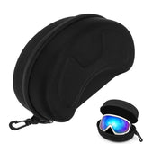 Ski goggles case - Sunglasses case - Glasses case - Glasses case - Ski goggles storage case - ski goggles protective cover - storage box - protective cover - with hook - for ski goggles, sunglasses, sports glasses, sunglasses and reading glasses - 20*12*1