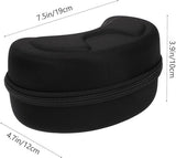 Ski goggles case - Sunglasses case - Glasses case - Glasses case - Ski goggles storage case - ski goggles protective cover - storage box - protective cover - with hook - for ski goggles, sunglasses, sports glasses, sunglasses and reading glasses - 20*12*1 - Front View