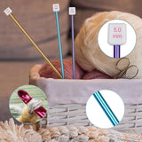 11 knitting needles - Tunisian crochet hook set - multicolored aluminium Tunisian crochet hooks - Tunisian Crochet - knitting needle set - Knitting needle set for crochet enthusiasts and beginners - 2mm to 8mm