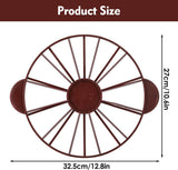 Cake divider - Round cake cutter and cake divider - cheesecake cutter - cake cutter - kitchen tools - Baking supplies - Adjustable - Brown - Side View