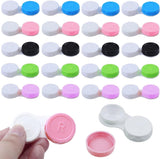 20 Pieces Colorful Contact Lens Holder - Contact Lens Cases - Lens Tray - Portable Contact Lens Holder - Contact Lens Case - Lens Holders - Travel Contact Lens Holder - Contact Lens Holder - Handy for On the Go - Green Blue Pink Black Purple