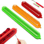 3 pieces - Scarf knitting tool - rectangular knitting loom - loom - colorful plastic looms - DIY yarn weaving sets - with crochet hook and needle - Suitable for knitting scarves, blankets, and shawls - 26, 36, 47 cm
