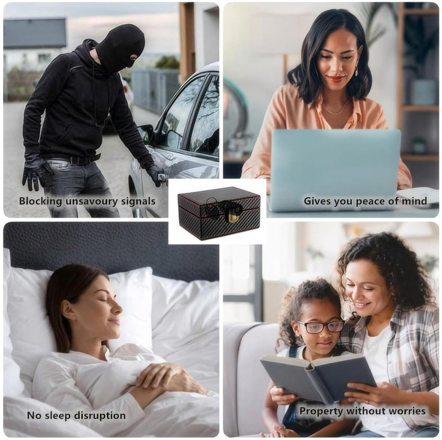 11.5*9*6.2cm - Faraday Box - RFID Anti-Theft Box - signal shielding box - for car keys - signal blocking - signal blocking for car keys - car key safe - anti-theft - anti-tracking - key case - for car security