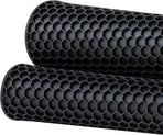 Silicone Pot Holders - Round - Pot Holders - Glass Coasters - Heat-Resistant Pot Holders - For Pots and Pans - Insulation Mats - Durable Non-Slip - Heat-Resistant Mats - Durable Flexible - Black