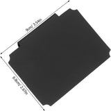 12 pieces - Labels - basket labels with clip - removable storage rack labels - chalkboard label - label holders - clip-on labels - shelf labels - PVC label - reusable - for bins, baskets, boxes - 9*7 cm - black - 45-Degree Angle