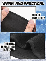 Comfort Earmuffs - 3 Pieces - Ear Warmers - Headband - Earmuffs - Headband Ear Muffs - Winter Ear Muffs - Winter Sports - Women / Men - Unisex - for running, cycling, and skiing in cold weather - Black