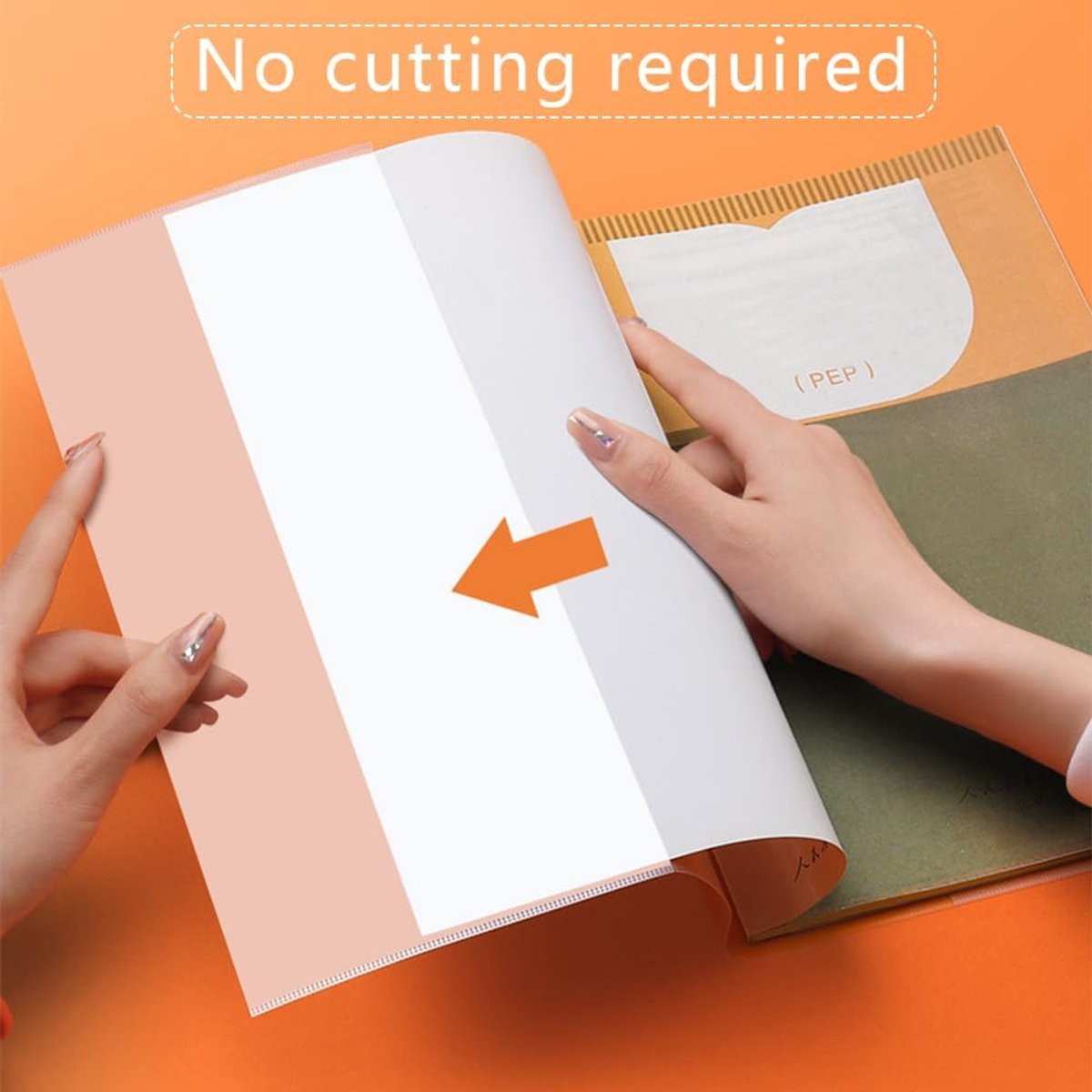 Book Sleeve - 10 pieces transparent A4 notebook cover - book cover - Book Sleeve - A4 book cover - Book Sleeve - Insert folders - paper book protector - transparent notebook cover - transparent notebook cover - Transparent