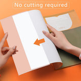 Book Sleeve - 10 pieces transparent A4 notebook cover - book cover - Book Sleeve - A4 book cover - Book Sleeve - Insert folders - paper book protector - transparent notebook cover - transparent notebook cover - Transparent - 45-Degree Angle
