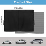 2 pieces - 71*47 cm - car sunshades - universal magnetic car sunshades - for windows - double-layer car sunshade covers - blackout car curtains - for privacy - blocking UV radiation and heat - with 10 magnets - black