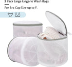 Laundry Bags Protection 3-Piece - For Bra, Underwear & Delicate Clothing - Shape-Retaining Mesh Bags