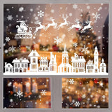 Christmas window stickers - 9 pieces - Window Decoration Stickers - Window Decoration Christmas - Christmas Decoration - Christmas Stickers - Window Stickers - Indoor Christmas Decoration - Reusable - Window Decoration - PVC - Christmas static window stic