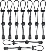 Backpack - trekking pole holders - straps - elastic cord - hiking cord - pole attachment buckle - adjustable trekking poles - for camping, hiking, mountaineering, tactical bag accessories - 10 pieces