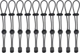 Backpack - trekking pole holders - straps - elastic cord - hiking cord - pole attachment buckle - adjustable trekking poles - for camping, hiking, mountaineering, tactical bag accessories - 10 pieces - Side View