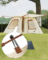 50 pieces - 6 inch - Elastic rope - Elastic cord - Tensioning elastic - tension cord - ball bungee cords - with balls - reusable - for golf nets, soccer goals, camping, tent poles, hose - black rope white spot - 150*22 mm - Top-Down View