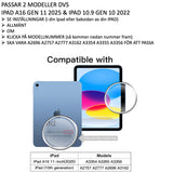 iPad (A16) Gen 11 2025 Tempered Glass Screen Protector 9H Transparent 2-Pack - Front View