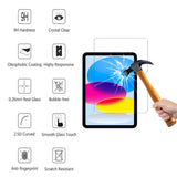 iPad (A16) Gen 11 2025 Tempered Glass Screen Protector 9H Transparent 2-Pack - Side View