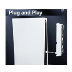 Cooling Fan for PS5 with Quieter Fan LED Light and USB3.0 Hubs