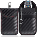 Faraday Car Key Case 2-Pack Signal Blocking Keyless Entry Protector