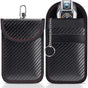 Faraday Car Key Case 2-Pack Signal Blocking Keyless Entry Protector