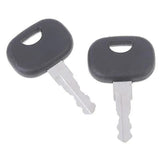 JCB Bomag Dynapac Terex New Holland Compatible 14603 Key 2 Pcs - Front View
