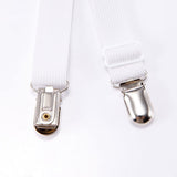 4 pieces - 70-230 cm Sheet tensioners - Sheet clips - Duvet tensioners - Duvet clamps - Bed sheet clamp - Sheet braces - Elastic fitted sheet tensioners - Adjustable - for sheets, ironing board, mattress or sofa - Front View