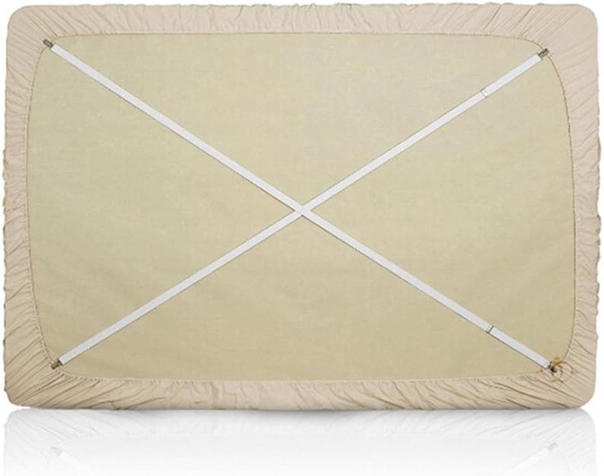 4 pieces - 70-230 cm Sheet tensioners - Sheet clips - Duvet tensioners - Duvet clamps - Bed sheet clamp - Sheet braces - Elastic fitted sheet tensioners - Adjustable - for sheets, ironing board, mattress or sofa