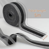 Iron-on tape - Shorten trousers - Shortening hem tape - Black - 5 meters - Front View