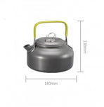 3 pieces - Cooking set - Camping Cooking set - Cookware - Camping Pan Set - Camping Cookware Kit - Kitchenware set - saucepan, pan, teapot - for 2-3 persons - for Outdoor Picnic Camping Hiking - Foldable - aluminum