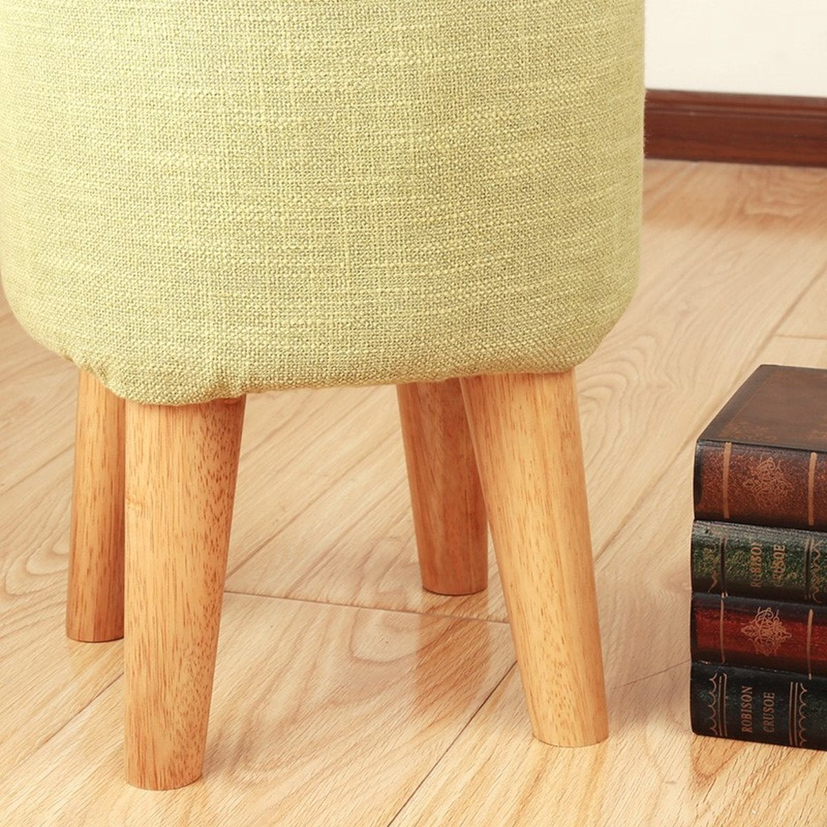 4 pieces - Furniture leg - Wooden furniture leg - Furniture Legs - wood color - wooden - 10 cm