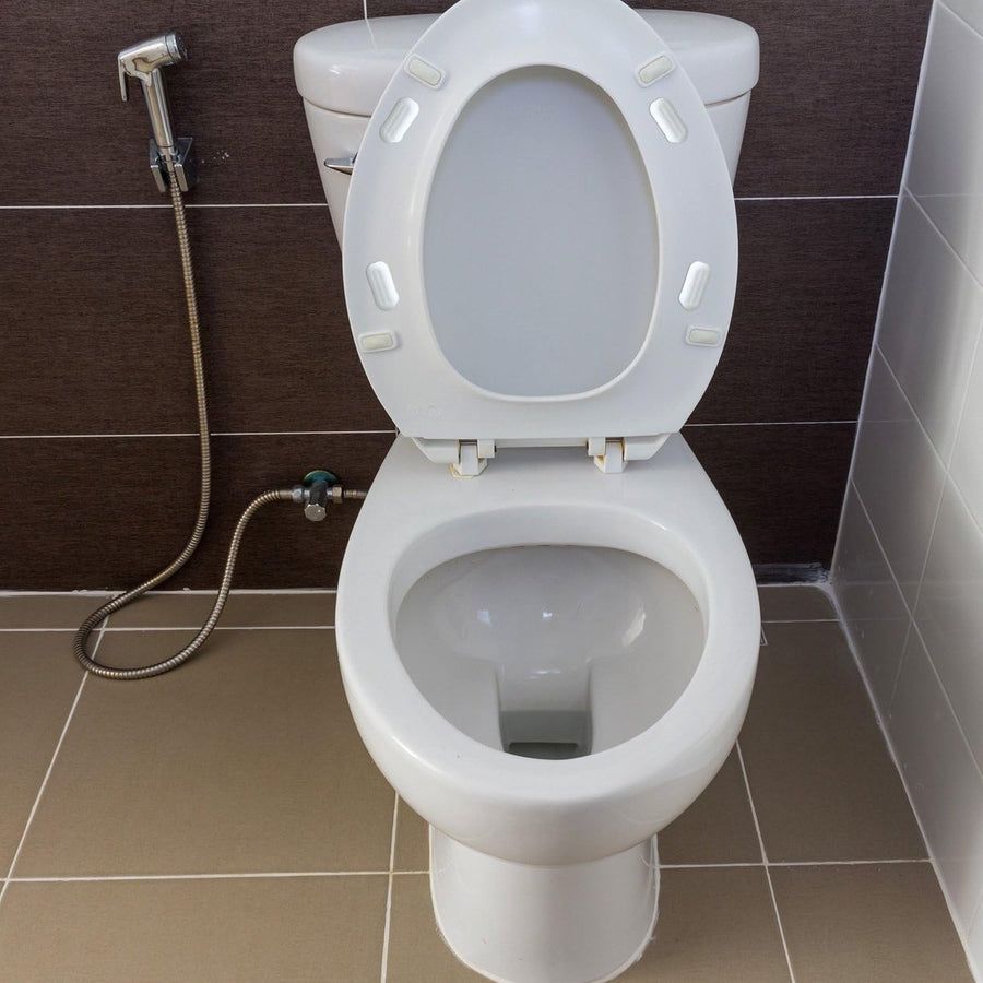 Toilet Seat Buffers - 8 Pieces - Toilet Seat Buffers - Extend Bidet Life - Toilet Seat Buffers - Silent and Soft Closing - Protect Toilet Seat - White - Self-adhesive - TPE, ABS and Plastic