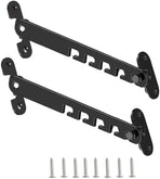 Window and Door Stopper - 2 pieces - Window Limiter - Window Security - Child Lock Window - Window Lock - 16cm - with Mounting Material - Black