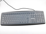 Keyboard Cover - Keyboard Protector - Silicone - Waterproof - Dust and Splashproof - Keyboard Protection - Cover - Dust Cover for Keyboard - For Keyboards - 44.5*13cm - Transparent White