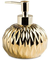 Modern ceramic soap dispenser gold for bathroom and kitchen