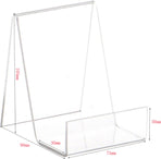 Bookend - Transparent - Bookends - Book Holder - Book Stand - Acrylic - 75*90*105mm
