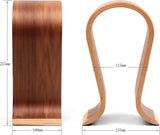 Headset Stand - Headphone Stand - Headphone Holder - Headphone Hook - Headphone Hanger - Wooden - 255*100*155MM - Wood Color
