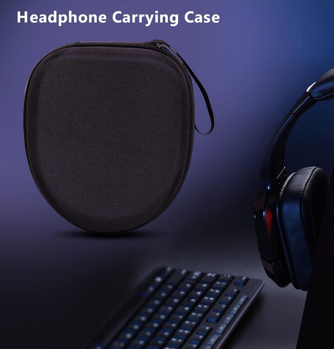 Headphone Case - Hard Protective Case - On-ear / Over-ear - For most brands / Bluetooth / HIFI / Wired headphones / Gaming headset - Headphone Case - Protective Case - Carrying Bag - Waterproof - Shockproof - Earphones Storage Case - High quality!