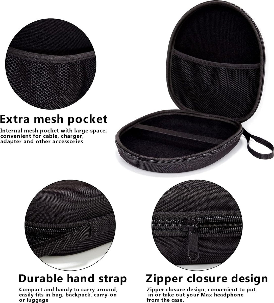 Headphone Case - Hard Protective Case - On-ear / Over-ear - For most brands / Bluetooth / HIFI / Wired headphones / Gaming headset - Headphone Case - Protective Case - Carrying Bag - Waterproof - Shockproof - Earphones Storage Case - High quality!