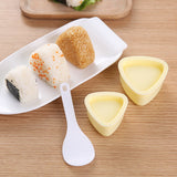 2-Piece Set - Onigiri Mold - Onigiri Mould - Onigiri Shape - Triangular Rice Ball Mold - PP - 7*7.5*4 CM - Rice Former - Yellow - Kitchen Tools - Sushi Maker