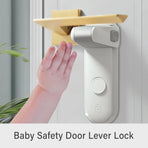 2 Pieces - Door lock - Door handle locks for childproof & pet-proof - Door handle locks for toddlers - Baby safety locks for toddlers