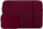 Laptop sleeve - 13 inch - 2-piece - Laptop bag - Suitable for 13 inch laptop - with extra case - Red