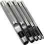 5 Pieces - Belt Punch Pliers - 5 Sizes - Punch Pliers - Leatherworking Tools - Eyelet Pliers - Silver - Steel - 2/3/4/6/8mm