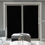 Window Film - Blackout Window Film - Blackout Window Film - Sun Protection - Anti-Peep - Adhesive Window Film - Blackout Cloth - Black - Including Squeegee - Easy Installation - Window Sticker - 45x100cm - Supplied with Self-Adhesive Backing