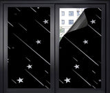 Window film - Blackout window film - Blackout window film - Sun protection - Anti-glare - Adhesive window film - Blackout cloth - Black - Including scraper - Easy installation - Window sticker - 45x100cm - Supplied with self-adhesive backing - G