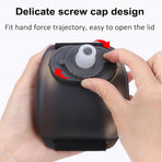 Wrist water bottle, sports cup, 200ml, silicone, hands-free, black