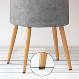 Felt Pads with Screw - Pack of 50 - Floor Protectors - Felt - Furniture Protectors - Anti-Scratch Furniture Coasters - Protective Felt - Round - Against Floor Scratches - Furniture Protection - Chair Leg Protectors - Under Furniture - 20 mm - Black